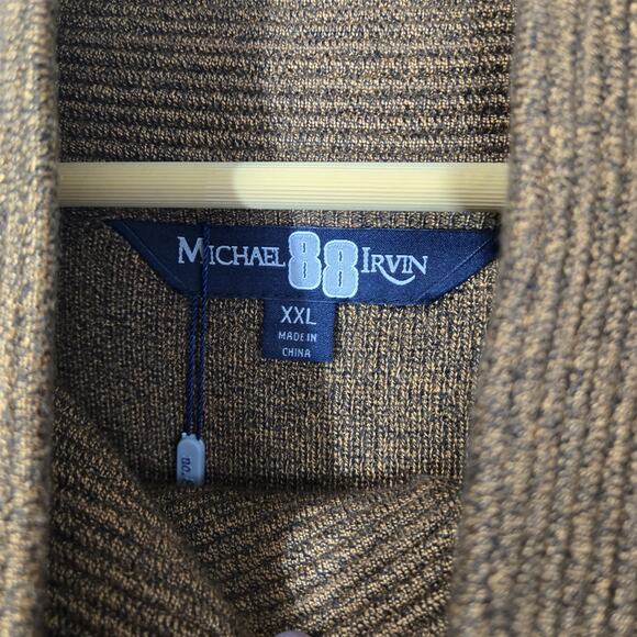 Michael Irvin 88 Sweater sz XXL Sunset Brown Pullover NEW - Picture 7 of 12